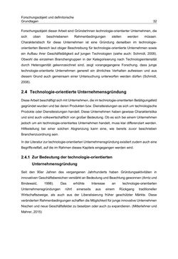 Bild der Seite - 32 - in Motive und unternehmerische Kompetenzen von GründerInnen technologie-orientierter Unternehmen