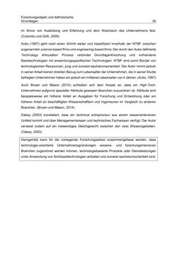 Image of the Page - 35 - in Motive und unternehmerische Kompetenzen von GründerInnen technologie-orientierter Unternehmen