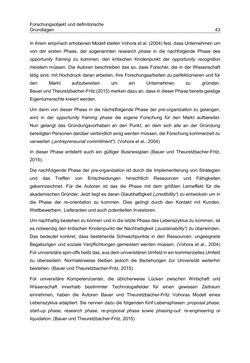 Bild der Seite - 43 - in Motive und unternehmerische Kompetenzen von GründerInnen technologie-orientierter Unternehmen