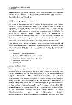 Bild der Seite - 48 - in Motive und unternehmerische Kompetenzen von GründerInnen technologie-orientierter Unternehmen