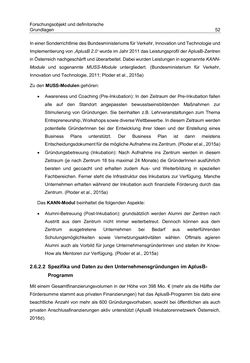 Bild der Seite - 52 - in Motive und unternehmerische Kompetenzen von GründerInnen technologie-orientierter Unternehmen