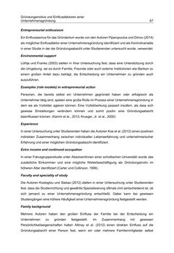 Image of the Page - 67 - in Motive und unternehmerische Kompetenzen von GründerInnen technologie-orientierter Unternehmen