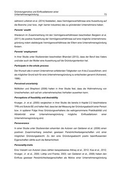 Image of the Page - 73 - in Motive und unternehmerische Kompetenzen von GründerInnen technologie-orientierter Unternehmen