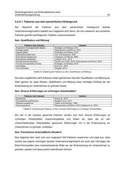 Bild der Seite - 81 - in Motive und unternehmerische Kompetenzen von GründerInnen technologie-orientierter Unternehmen