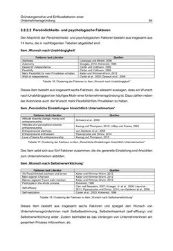 Bild der Seite - 84 - in Motive und unternehmerische Kompetenzen von GründerInnen technologie-orientierter Unternehmen