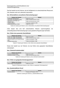 Bild der Seite - 89 - in Motive und unternehmerische Kompetenzen von GründerInnen technologie-orientierter Unternehmen