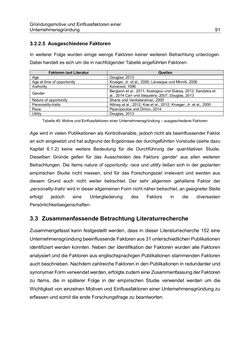 Bild der Seite - 91 - in Motive und unternehmerische Kompetenzen von GründerInnen technologie-orientierter Unternehmen