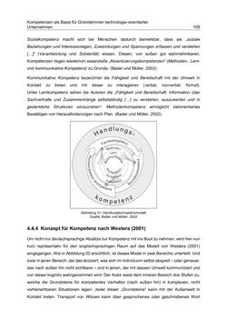 Bild der Seite - 109 - in Motive und unternehmerische Kompetenzen von GründerInnen technologie-orientierter Unternehmen