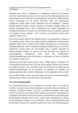 Bild der Seite - 116 - in Motive und unternehmerische Kompetenzen von GründerInnen technologie-orientierter Unternehmen