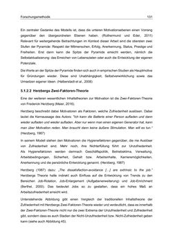 Bild der Seite - 131 - in Motive und unternehmerische Kompetenzen von GründerInnen technologie-orientierter Unternehmen