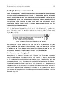 Image of the Page - 166 - in Motive und unternehmerische Kompetenzen von GründerInnen technologie-orientierter Unternehmen