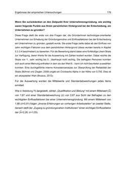 Image of the Page - 179 - in Motive und unternehmerische Kompetenzen von GründerInnen technologie-orientierter Unternehmen