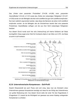 Bild der Seite - 184 - in Motive und unternehmerische Kompetenzen von GründerInnen technologie-orientierter Unternehmen