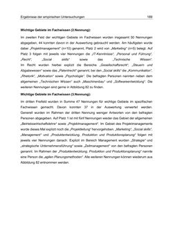 Bild der Seite - 189 - in Motive und unternehmerische Kompetenzen von GründerInnen technologie-orientierter Unternehmen