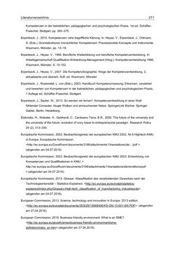 Bild der Seite - 211 - in Motive und unternehmerische Kompetenzen von GründerInnen technologie-orientierter Unternehmen