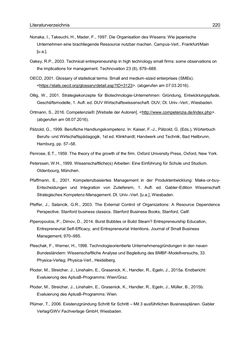 Image of the Page - 220 - in Motive und unternehmerische Kompetenzen von GründerInnen technologie-orientierter Unternehmen