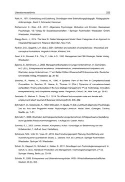 Image of the Page - 222 - in Motive und unternehmerische Kompetenzen von GründerInnen technologie-orientierter Unternehmen