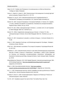 Image of the Page - 225 - in Motive und unternehmerische Kompetenzen von GründerInnen technologie-orientierter Unternehmen