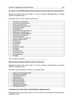 Bild der Seite - 251 - in Motive und unternehmerische Kompetenzen von GründerInnen technologie-orientierter Unternehmen