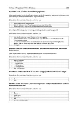 Bild der Seite - 258 - in Motive und unternehmerische Kompetenzen von GründerInnen technologie-orientierter Unternehmen