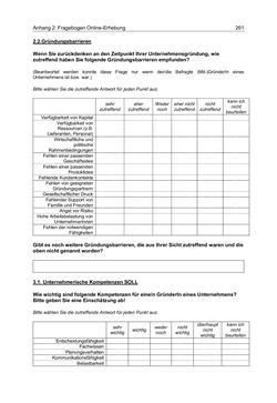 Bild der Seite - 261 - in Motive und unternehmerische Kompetenzen von GründerInnen technologie-orientierter Unternehmen