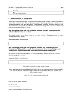 Image of the Page - 265 - in Motive und unternehmerische Kompetenzen von GründerInnen technologie-orientierter Unternehmen