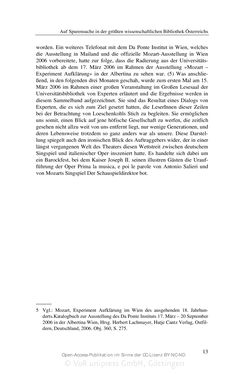 Image of the Page - 13 - in Mozart und Salieri – Partner oder Rivalen? - Das Fest in der Orangerie zu Schönbrunn vom 7. Februar 1786