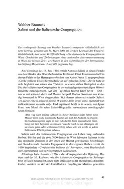 Bild der Seite - 41 - in Mozart und Salieri – Partner oder Rivalen? - Das Fest in der Orangerie zu Schönbrunn vom 7. Februar 1786