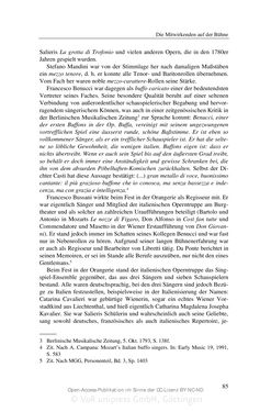 Bild der Seite - 85 - in Mozart und Salieri – Partner oder Rivalen? - Das Fest in der Orangerie zu Schönbrunn vom 7. Februar 1786