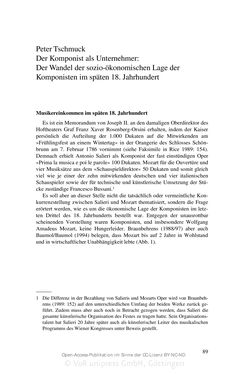 Bild der Seite - 89 - in Mozart und Salieri – Partner oder Rivalen? - Das Fest in der Orangerie zu Schönbrunn vom 7. Februar 1786