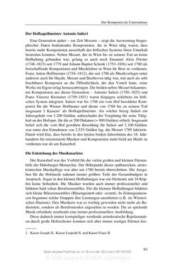 Bild der Seite - 93 - in Mozart und Salieri – Partner oder Rivalen? - Das Fest in der Orangerie zu Schönbrunn vom 7. Februar 1786