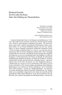 Bild der Seite - 105 - in Mozart und Salieri – Partner oder Rivalen? - Das Fest in der Orangerie zu Schönbrunn vom 7. Februar 1786