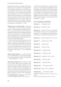 Bild der Seite - 270 - in Musik am Dom zu Salzburg - Repertoire und liturgisch gebundene Praxis zwischen hochbarocker Repräsentation und Mozart-Kult