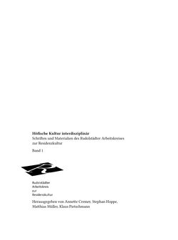 Image of the Page - (000002) - in Musiktheater im höfischen Raum des frühneuzeitlichen Europa - Hof – Oper – Architektur