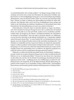 Image of the Page - 17 - in Musiktheater im höfischen Raum des frühneuzeitlichen Europa - Hof – Oper – Architektur