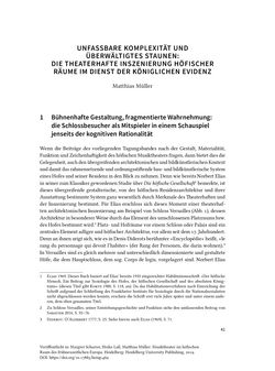 Image of the Page - 41 - in Musiktheater im höfischen Raum des frühneuzeitlichen Europa - Hof – Oper – Architektur