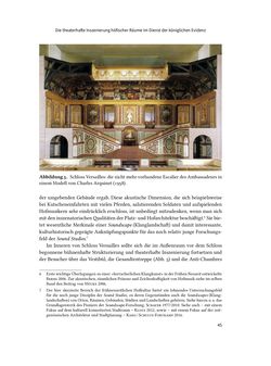 Image of the Page - 45 - in Musiktheater im höfischen Raum des frühneuzeitlichen Europa - Hof – Oper – Architektur