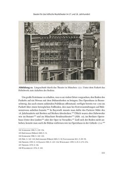 Image of the Page - 111 - in Musiktheater im höfischen Raum des frühneuzeitlichen Europa - Hof – Oper – Architektur