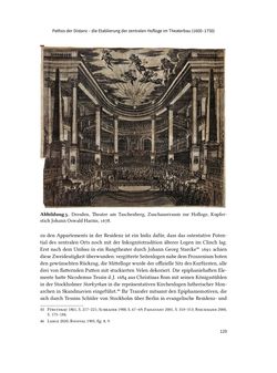 Bild der Seite - 129 - in Musiktheater im höfischen Raum des frühneuzeitlichen Europa - Hof – Oper – Architektur