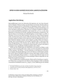 Bild der Seite - 161 - in Musiktheater im höfischen Raum des frühneuzeitlichen Europa - Hof – Oper – Architektur