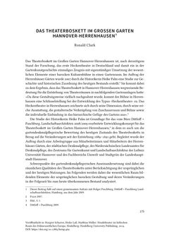 Image of the Page - 175 - in Musiktheater im höfischen Raum des frühneuzeitlichen Europa - Hof – Oper – Architektur