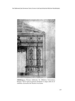 Image of the Page - 217 - in Musiktheater im höfischen Raum des frühneuzeitlichen Europa - Hof – Oper – Architektur