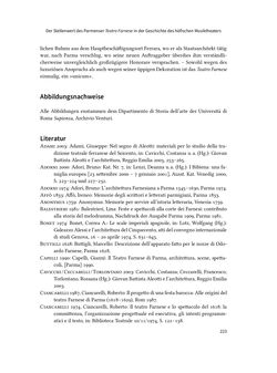 Image of the Page - 223 - in Musiktheater im höfischen Raum des frühneuzeitlichen Europa - Hof – Oper – Architektur