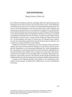 Bild der Seite - 229 - in Musiktheater im höfischen Raum des frühneuzeitlichen Europa - Hof – Oper – Architektur