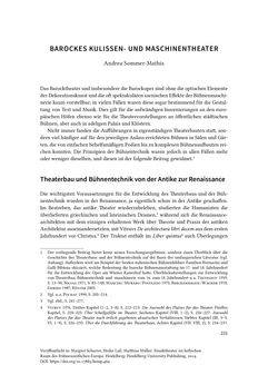 Bild der Seite - 231 - in Musiktheater im höfischen Raum des frühneuzeitlichen Europa - Hof – Oper – Architektur