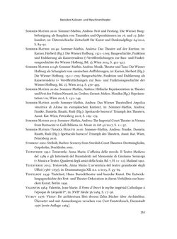 Image of the Page - 265 - in Musiktheater im höfischen Raum des frühneuzeitlichen Europa - Hof – Oper – Architektur