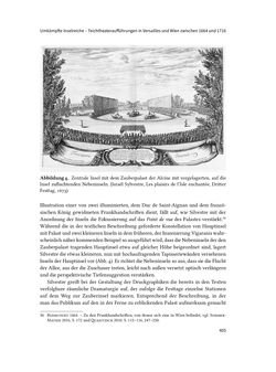 Bild der Seite - 405 - in Musiktheater im höfischen Raum des frühneuzeitlichen Europa - Hof – Oper – Architektur