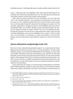 Bild der Seite - 413 - in Musiktheater im höfischen Raum des frühneuzeitlichen Europa - Hof – Oper – Architektur