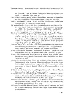 Bild der Seite - 419 - in Musiktheater im höfischen Raum des frühneuzeitlichen Europa - Hof – Oper – Architektur