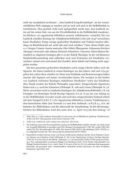 Bild der Seite - 424 - in Musiktheater im höfischen Raum des frühneuzeitlichen Europa - Hof – Oper – Architektur